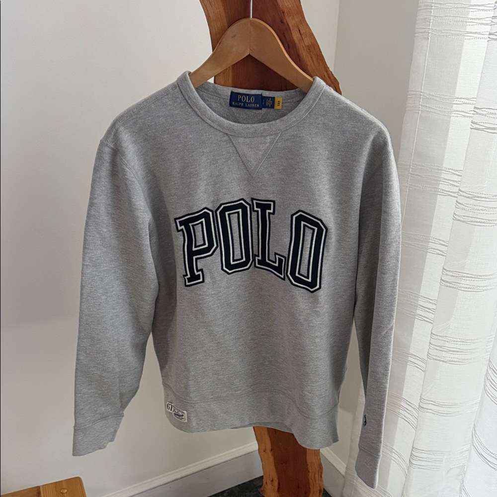 Polo by Ralph Lauren Light Gray Crewneck Sweater